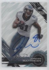 2015 Topps High Tek Pattern 1 Grass/Waves Auto Jordan Matthews #19 Auto 2t7