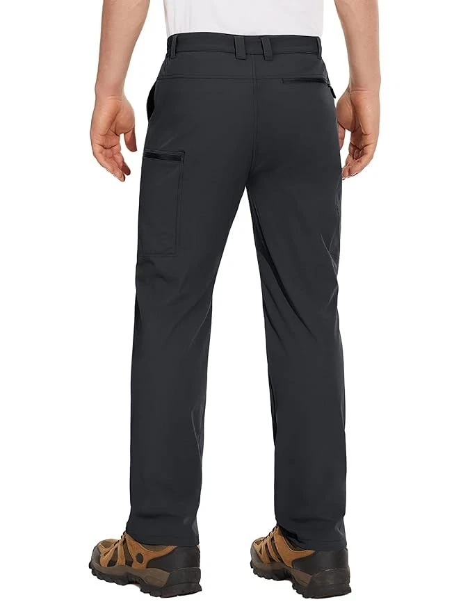 MAGCOMSEN Men's Hiking Pants 6 Pockets Ripstop Outdoor Quick Dry Cargo Work Wear