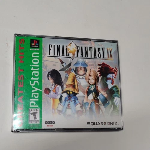 Square Enix Final Fantasy IX Sony PlayStation 1 NTSC-U/C 2000 Manual 4 Discs