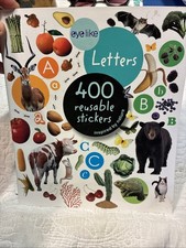Lot Of 2 Reusable Sticker Books READ FULL DESCRIPTION