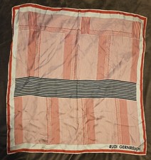  RARE 1960  POP-ART  Vintage  SHAPES  Silk Scarf  RUDI GERNREICH 