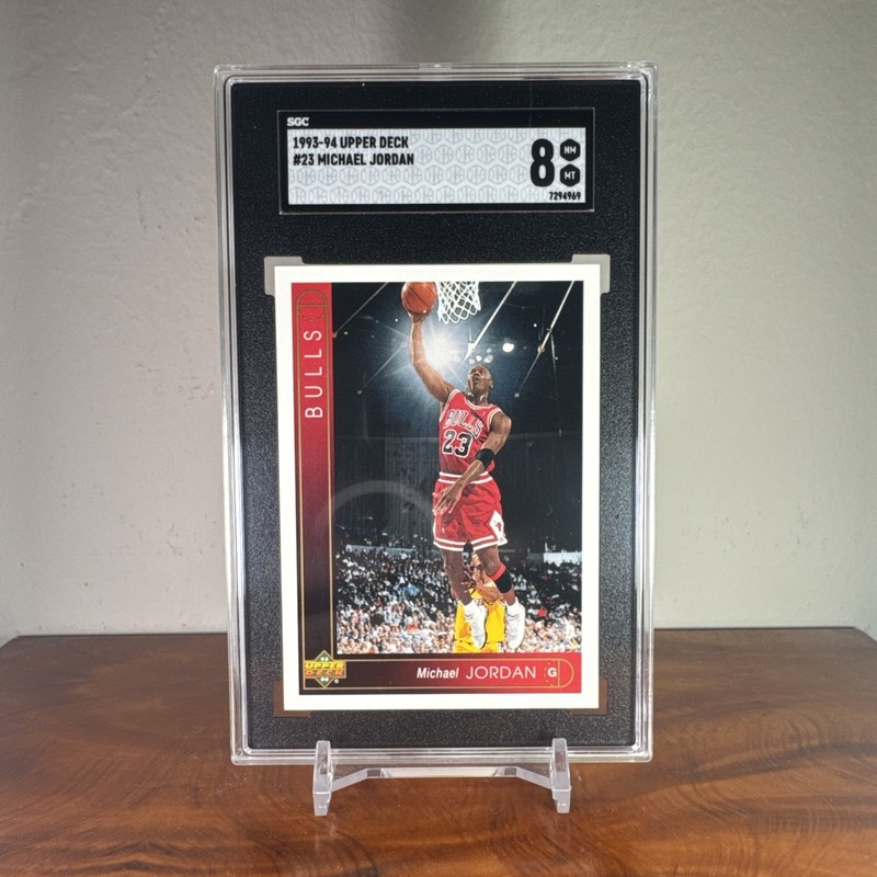 1993-94 Upper Deck #23 Michael Jordan Bulls SGC 8 NM-MT 🏀