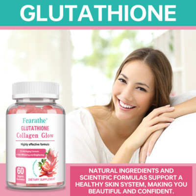 Glutathione Collagen Gummies - Brighten the complexion and fade dullness |  eBay