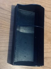 Plastic Minidisc MD storage 20 disc box Black,No top lid.Discs Not Included