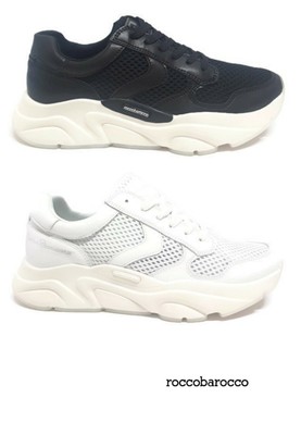 Rocco Barocco RB-HUGO-1801 Blu - Scarpe Sneakers basse Uomo 75,00 €