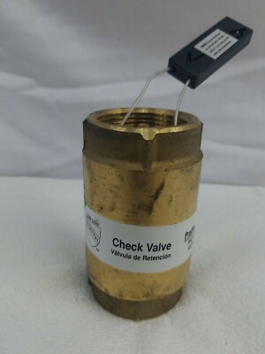 ProPlumber 1-1/4  Brass Check Valve PPCV125NL-105534-LOT OF 2 CHECK VALVES