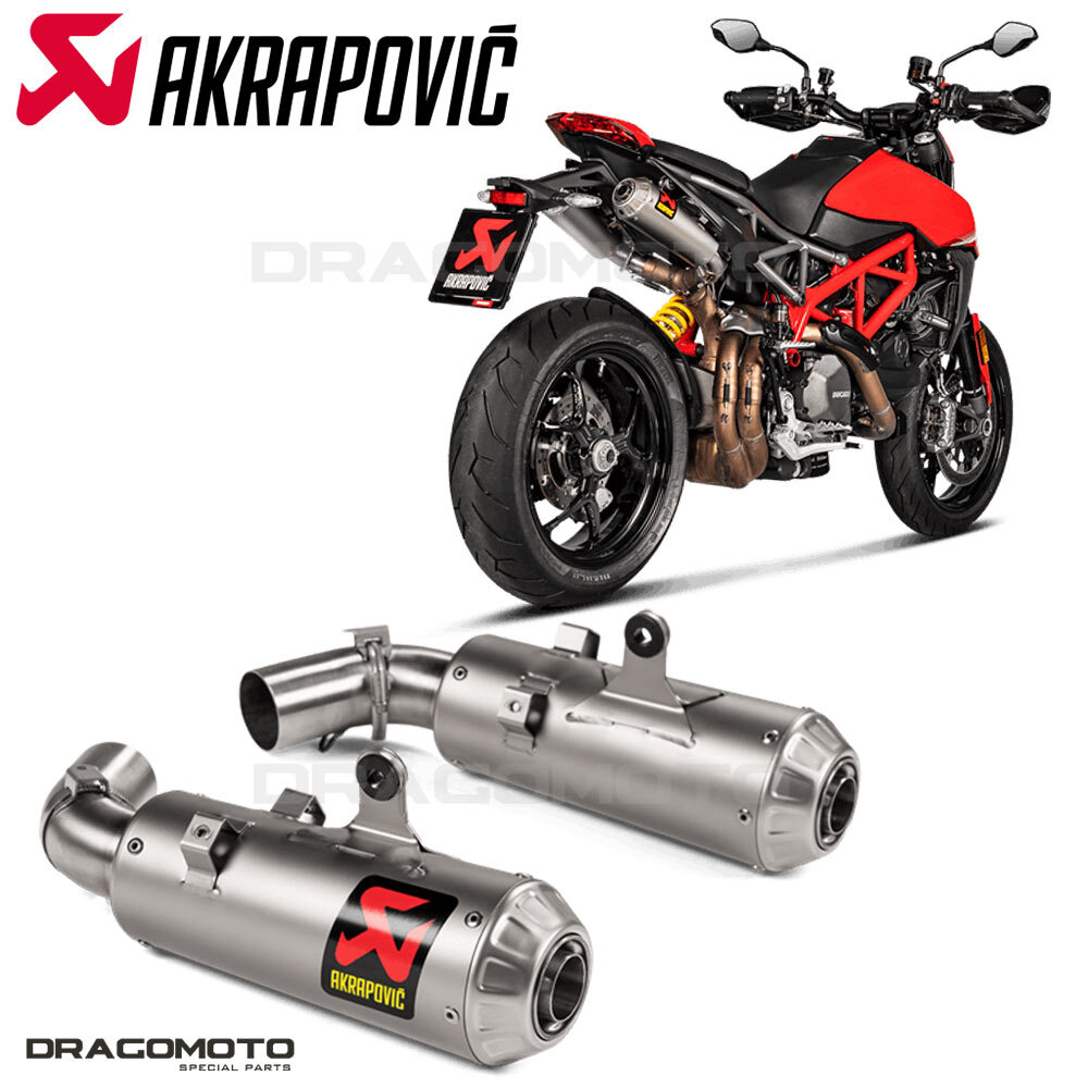 DUCATI HYPERMOTARD 950 2019-2023 Auspuff AKRAPOVIC Titan S-D9SO15
