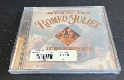 TCHAIKOVSKY Symphony #2/Romeo Juliet-1812 Overture CD Slatkin-SEALED New!