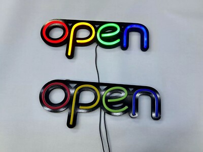 Open LED Neon Signs Light Powered by USB Cord 