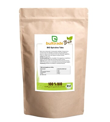 BIO Spirulina Tabs | Blaualge | Superfood | Bio Qualität | vegan 