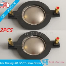 2PCS Titanium Voice Coil Diaphragm Replace For Peavey RX 22 CT Horn Driver 2.0"