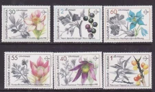 Bulgaria Medicinal Plants Mint Never Hinged complete Set of Six #3646 - 3651