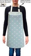 Handmade Polka Dots Spots PVC Coated Wipe Clean Waterproof Aprons