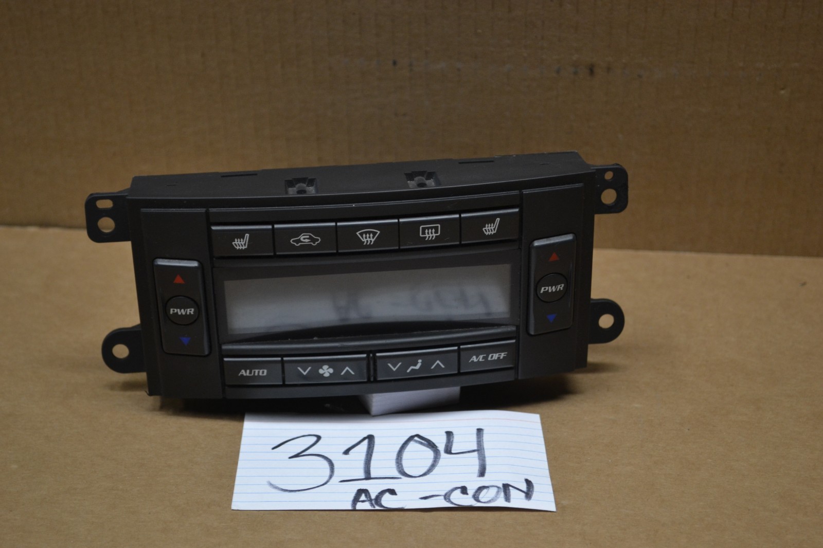 03 04 05 Cadillac CTS AC and Heater Control Used Stock #3104-AC 