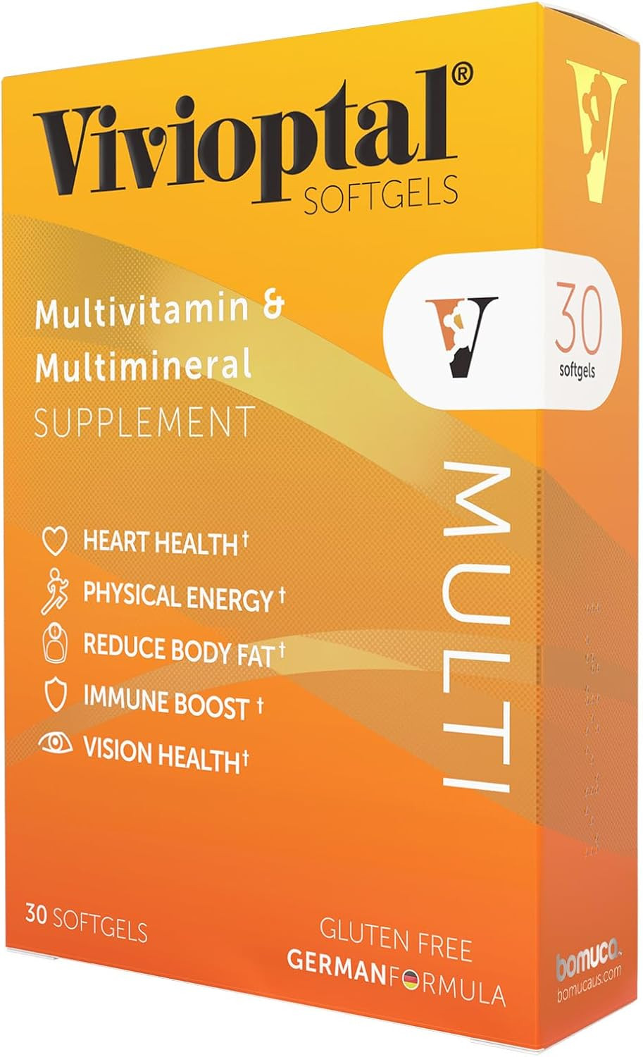 Vivioptal Multi, 30 Softgels, Multivitamin & Multimineral, Gluten Free, German F
