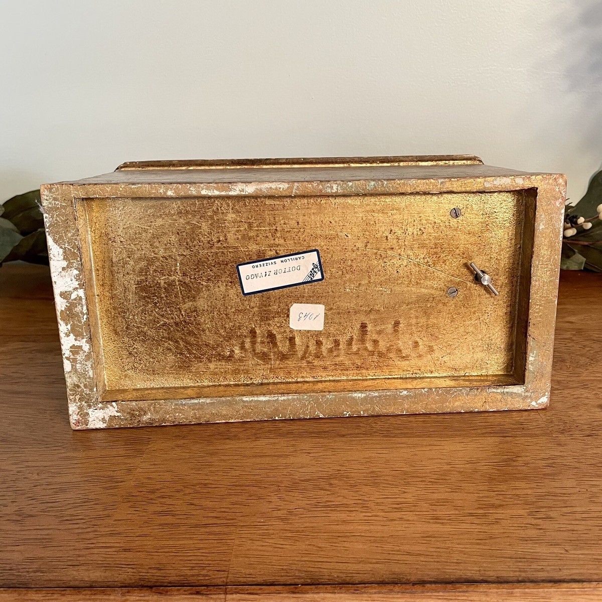 Vintage Musical Jewelry Box Dottor Zivago Carillon Svizzero Italy