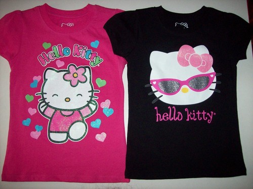 Hello Kitty T-Shirt Crew Neck Tee Size 
