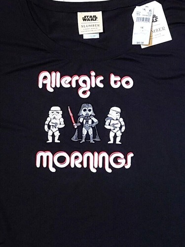 EXTRA 10% OFF New Women's Munki Munki Star Wars Slumber Collection Top Size 1X - Picture 2 of 3