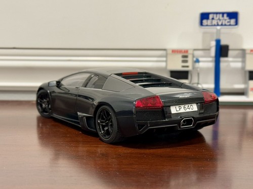1/18 Lamborghini Murcielago LP640 Dark Gray/Black AUTOart | Very Rare - Picture 6 of 18