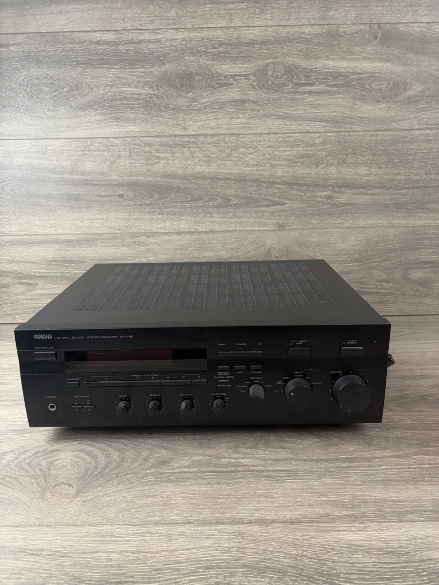 YAMAHA RX-V596 Black Natural Sound Home Theater Stereo AV Receiver