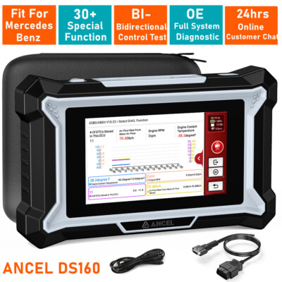 Bi-directional OBD2 Scan Tool Full Systems Scanner Diagnostic with 30+ Resets  