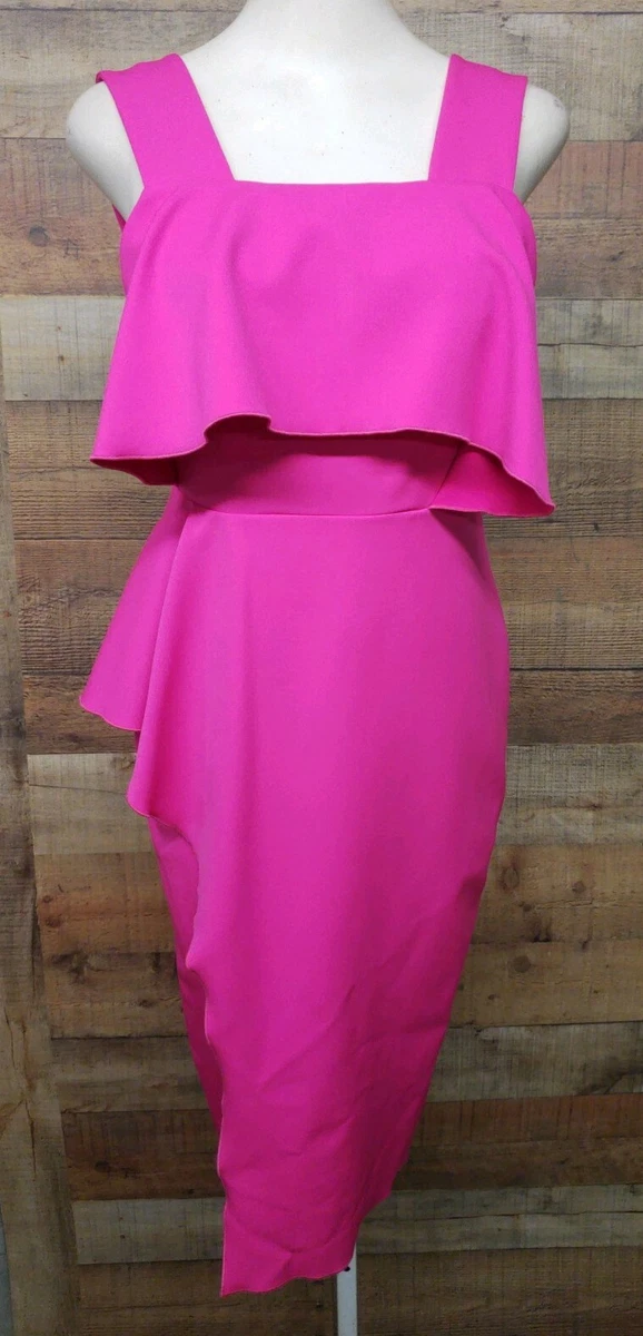 Topshop hot pink dress sales