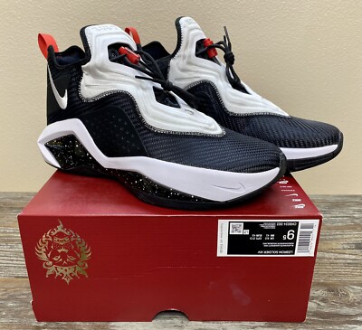 Nike Lebron Soldier 14 Black White Basketball Shoe CK6024-002