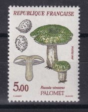 France année 1987 Flore et Faune Champignon Palomet N°2491 réf 7644
