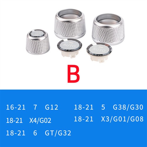 3x Upgraded Interior Look AC Volume Button Crystal Knob for BMW 5 G30 2018-2021 - Bild 2 von 14