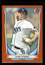 2014 Bowman #BP84 Ryne Stanek 236/250 1st Prospects Orange Tampa Bay Rays