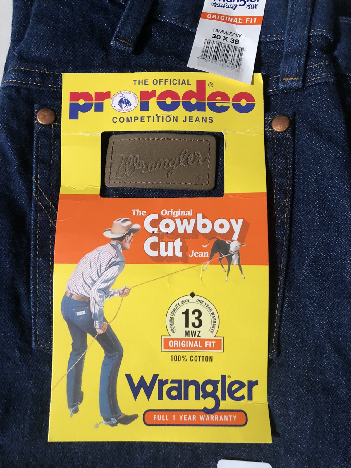 Men's Wrangler 13MWZPW Cowboy Cut Jeans 