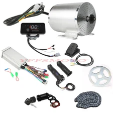 72V 3000W Brushless Electric Motor T8F 54T Sprocket Pedal Kits for ATV Quad Golf