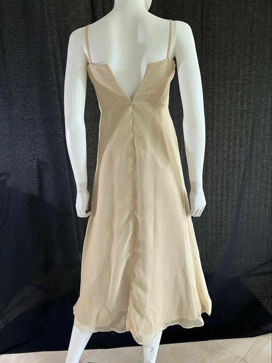 Impression Bridal Women's Dress Bridesmaid Beige Sleeveless Size 10 | eBay Impression Bridal Women's Dress Bridesmaid Beige Sleeveless Size 10 | eBay