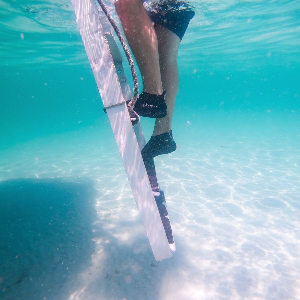 AKONA 3mm Neoprene Snorkeling/Dive Boots - Low Top, Lightweight With Molded Sole & Toe Guard