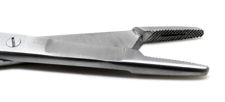 Olsen Hegar 5.5" Needle Holder Scissors Hemostat Surgical Instruments - Image 4 of 4