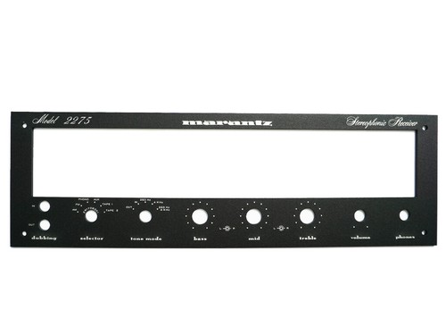Marantz 2275 Receiver Front Faceplate - New Replacement Panel (Black, Version B)