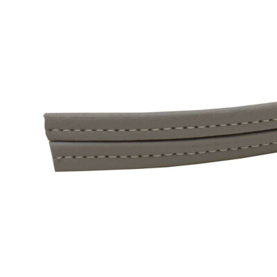 Misty Harbor Boat Hidem 021006-2 | Faux Leather Flint Gray 3/4 x 1/8 Inch (YD)