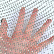 304 Stainless Steel Woven Wire 5 Mesh - 11.75"X23.5" 30Cmx60Cm - Metal Securit