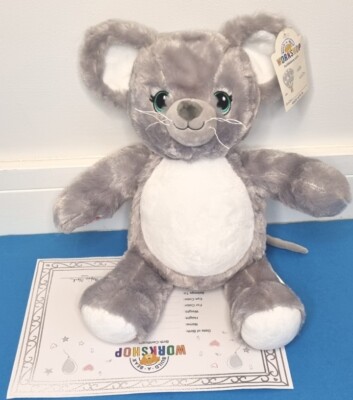 Build A Bear MOUSE Weihnachtsfeiertag Plüsch Brandneu mit Etikett B1# Weihnachtsgeschenk 