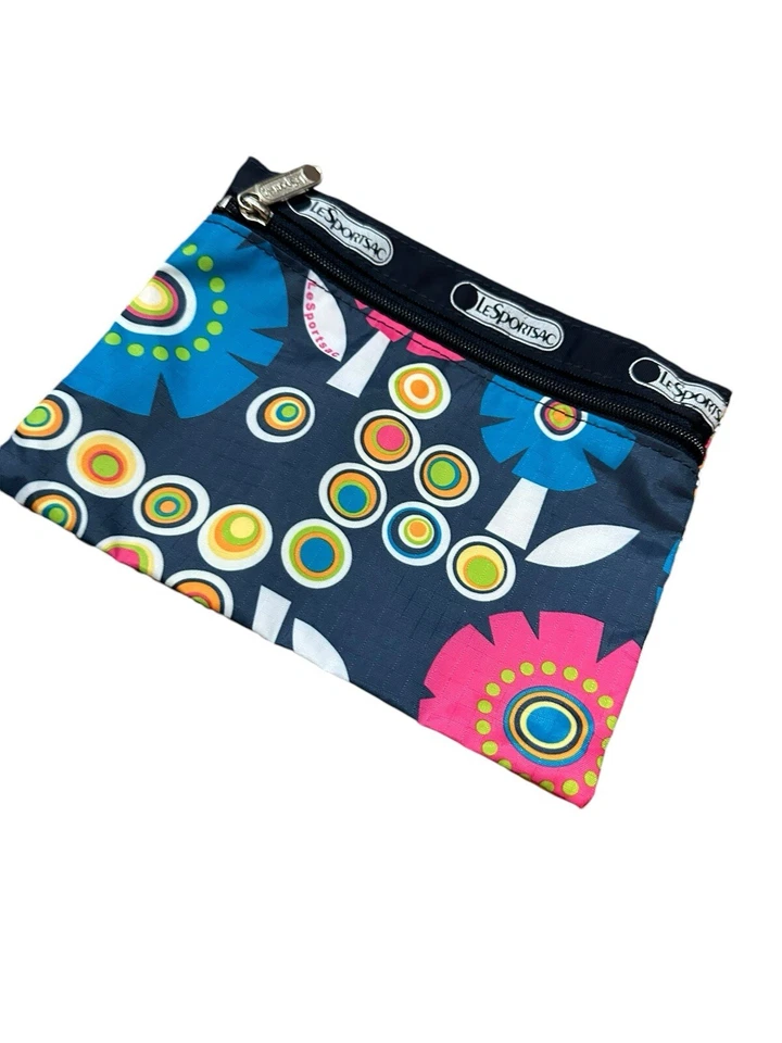 Bolso Hobo Clásico Lesportsac Estampado Floral Brillante Pinball con Bolsa Usado en Excelente Condición Foto 3 de 4