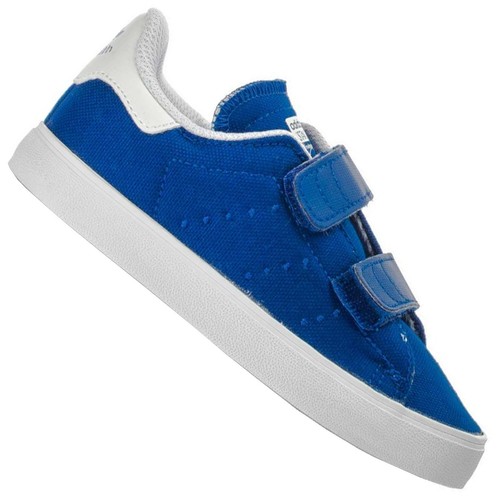Adidas Originals Stan Smith Bambino Turn Scarpe da Ginnastica Blu Bianco 20  | eBay