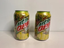 Mountain Dew Maui Burst Pineapple Flavor Limited Edition - 2 Can Sample