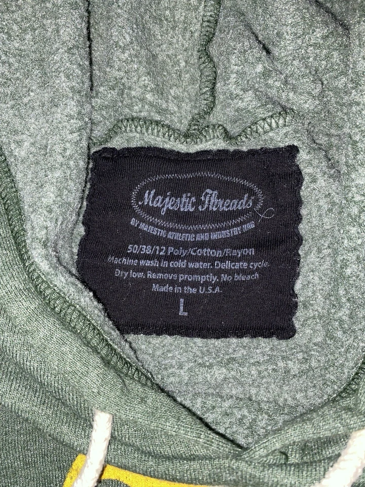 Sudadera con capucha verde grande Majestic Threads Oakland Athletics para hombre Foto 3 de 3