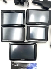 Lot of 5 Vehicle Car GPS Navigation Garmin Tom Tom Magellan Untested Working *