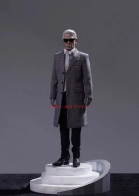 SHUMI Karl Lagerfeld 1/6 Fashion Designer Action Figure Model SHUMI Karl Lagerfeld 1/6 Fashion Designer Action Figure Model