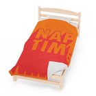 EXCLUSIVE VELVETEEN PLUSH BLANKET NAP TIME COZY MINIMALIST DESIGN MODERN BLUE