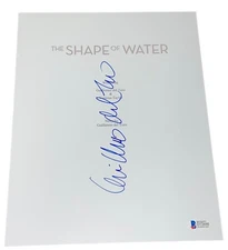 Guillermo del Toro Signed Autograph The Shape of Water Script Screenplay Beckett