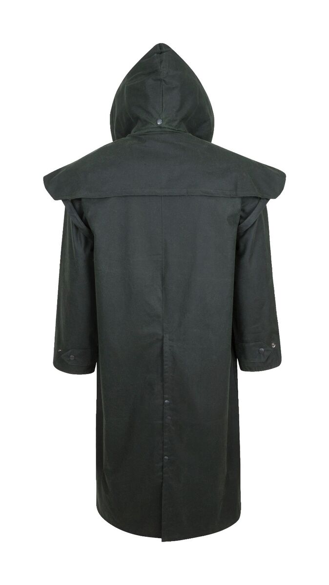 Portmann Mens & Ladies Stockman Long Cape Full Length Wax