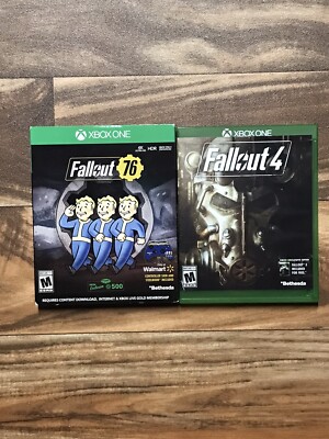 Xbox One Fallout 4 & Fallout 76 Steel book Edition - Tested And Working!