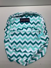 Jansport Superbreak Backpack Aqua Dash New NWT